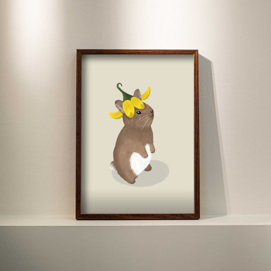 Poster - Lief konijntje