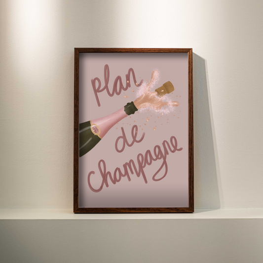 Poster - Plan de Champagne