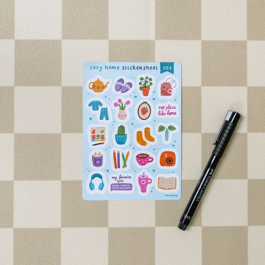 Stickervel - Cozy Home Stickersheet (003)