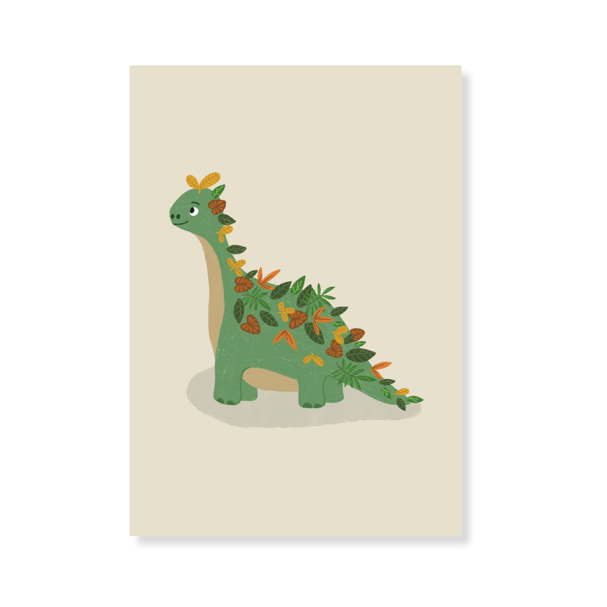 Poster - Plantosaurus - Dinosaurus kinderkamer poster