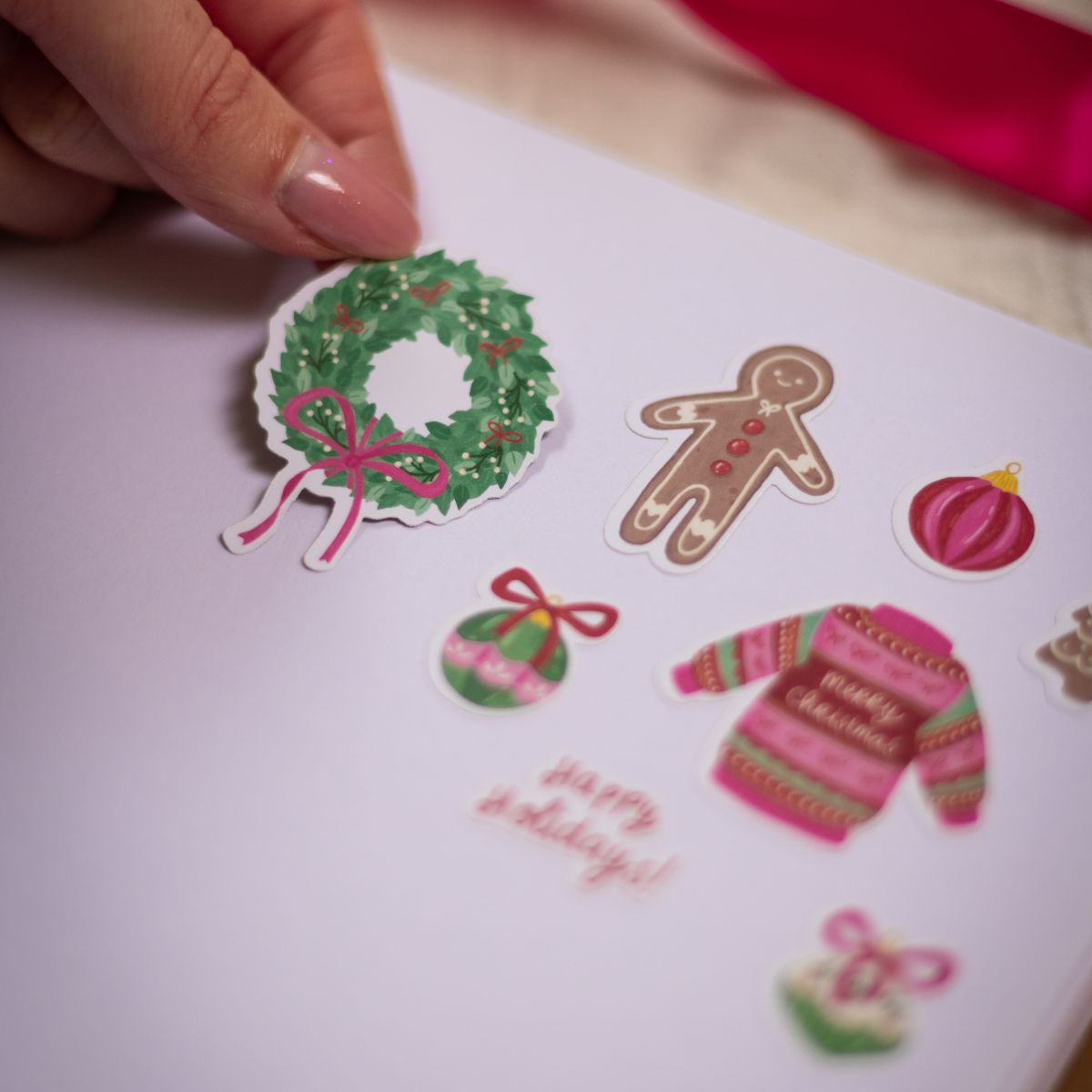 Stickervel - Kerst (Christmas Stickersheet 001)