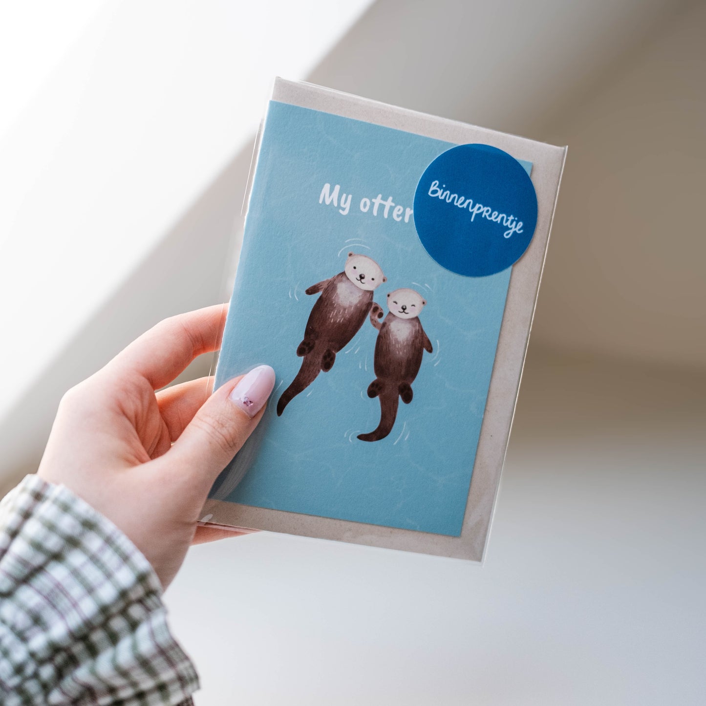 Wenskaart - Liefde 'My otter half'