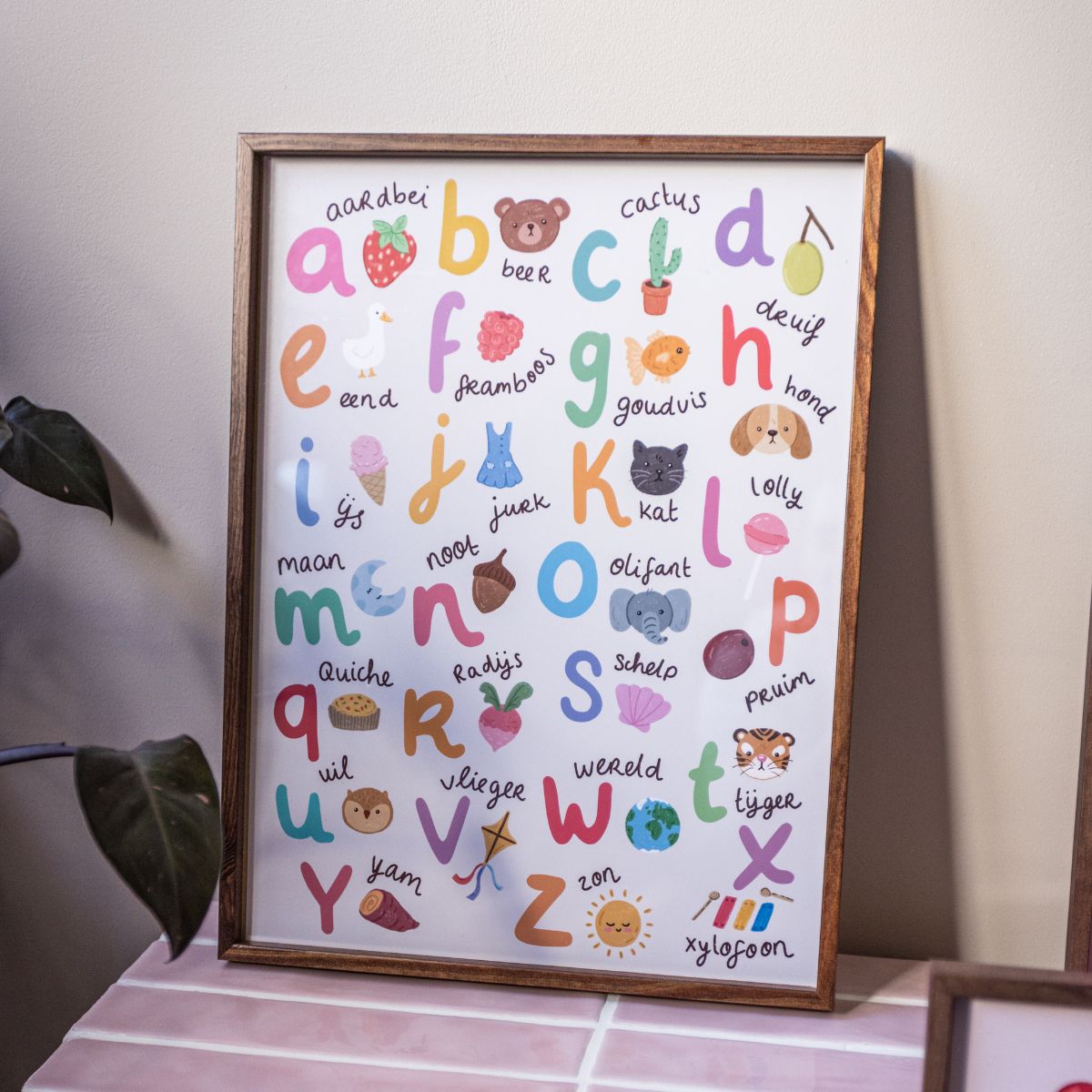 Poster - Educatieve poster: Alfabet