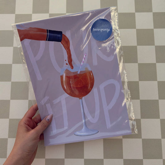 Poster - Aperol Spritz - Oude versie 21x30 cm
