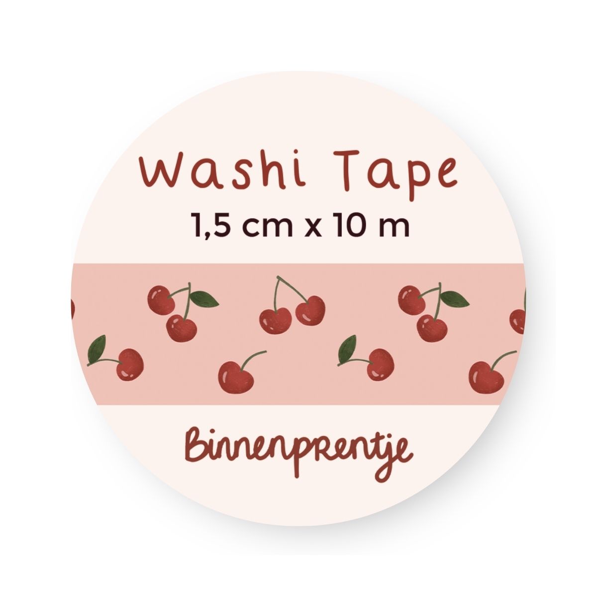 Washi tape - Kersen