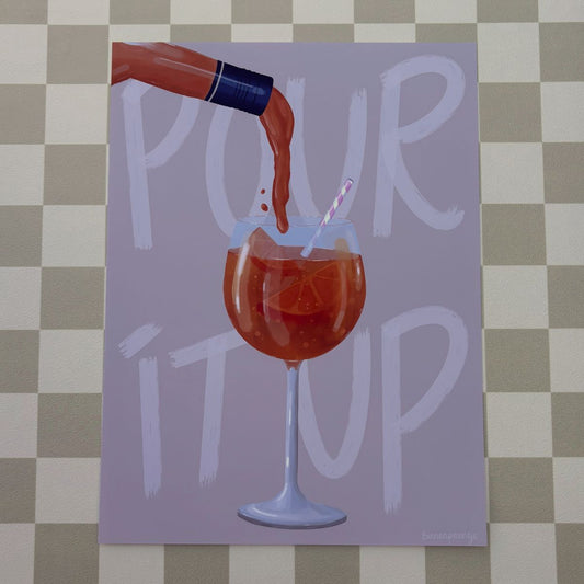 Poster - Aperol Spritz - Oude versie 30x40 cm