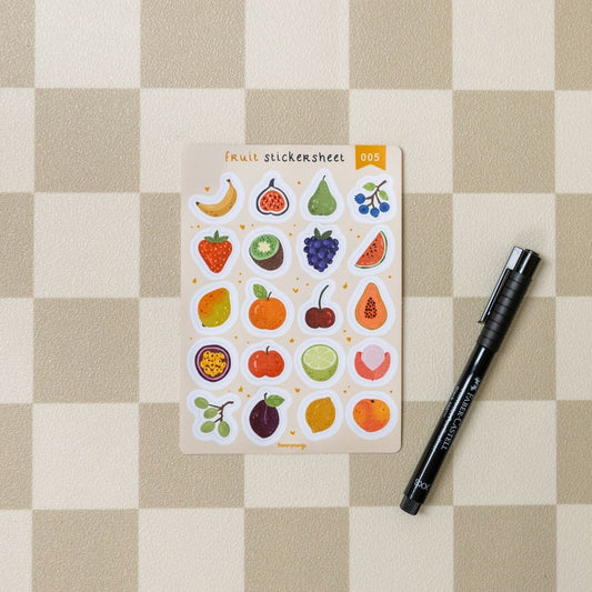 Stickervel - Fruit Stickersheet (005)