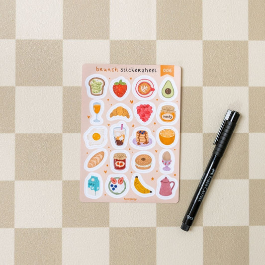Stickervel - Brunch Stickersheet (006)