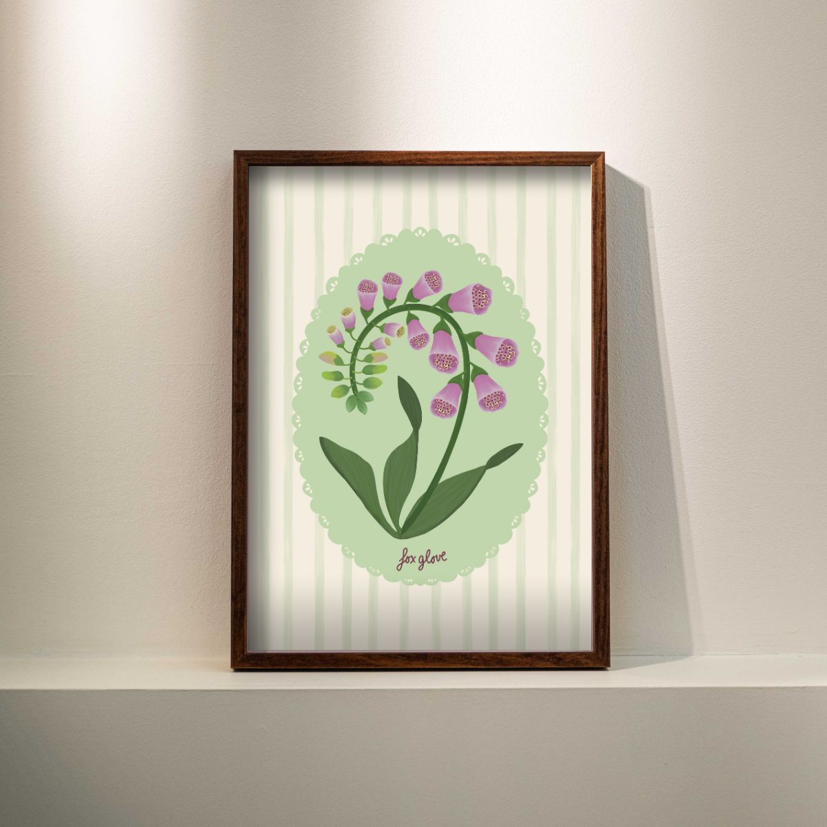Poster - Vingerhoedskruid (fox glove)