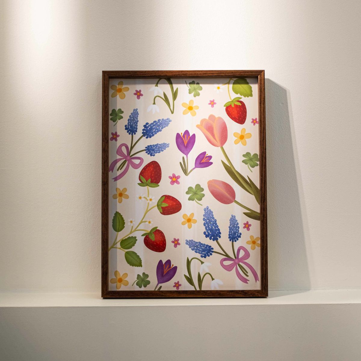 Poster - Vrolijke lente print