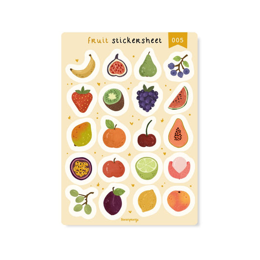 Stickervel - Fruit Stickersheet (005)