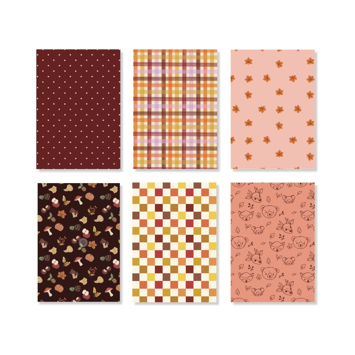 Journal papierbundel - Designpapier 'Herfst'