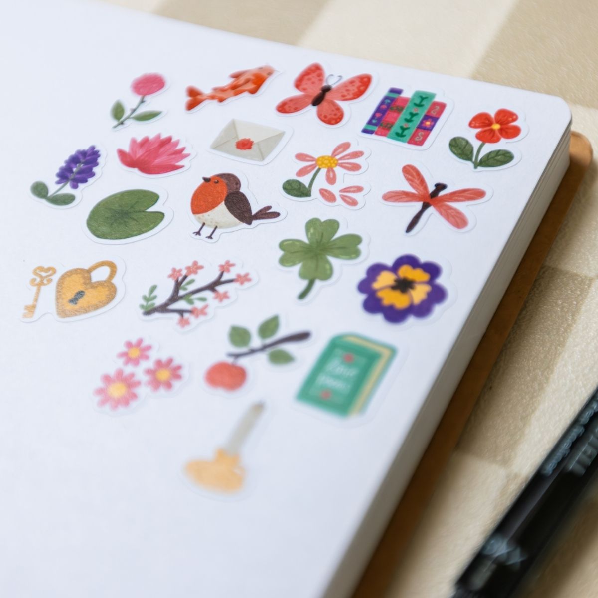 Stickervel - Poet's Garden Stickersheet (004)