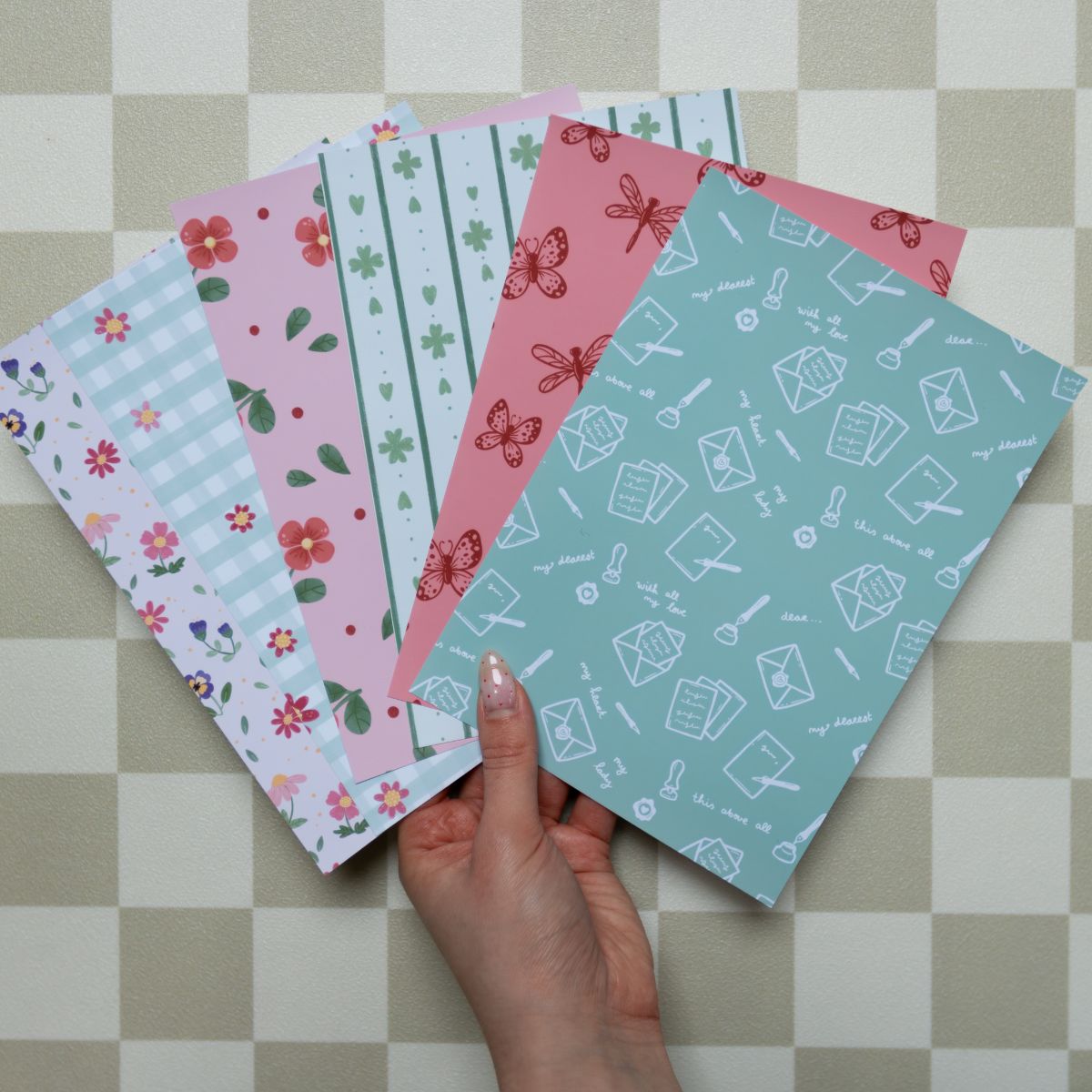 Journal papierbundel - Designpapier 'Poet's garden'