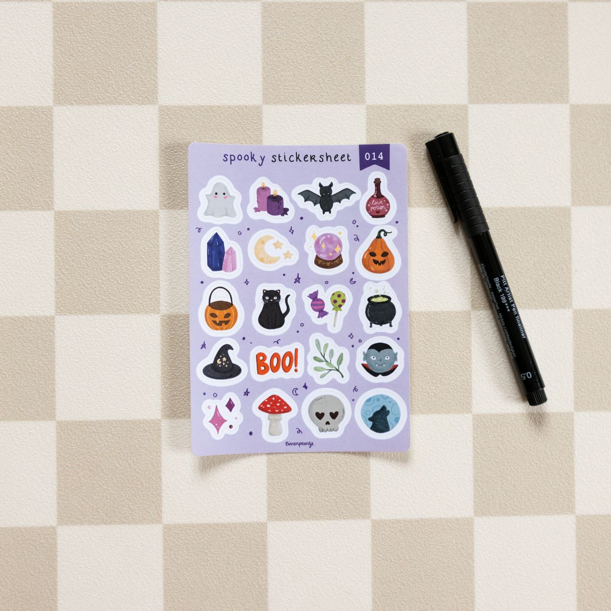 Stickervel - Spooky (014)