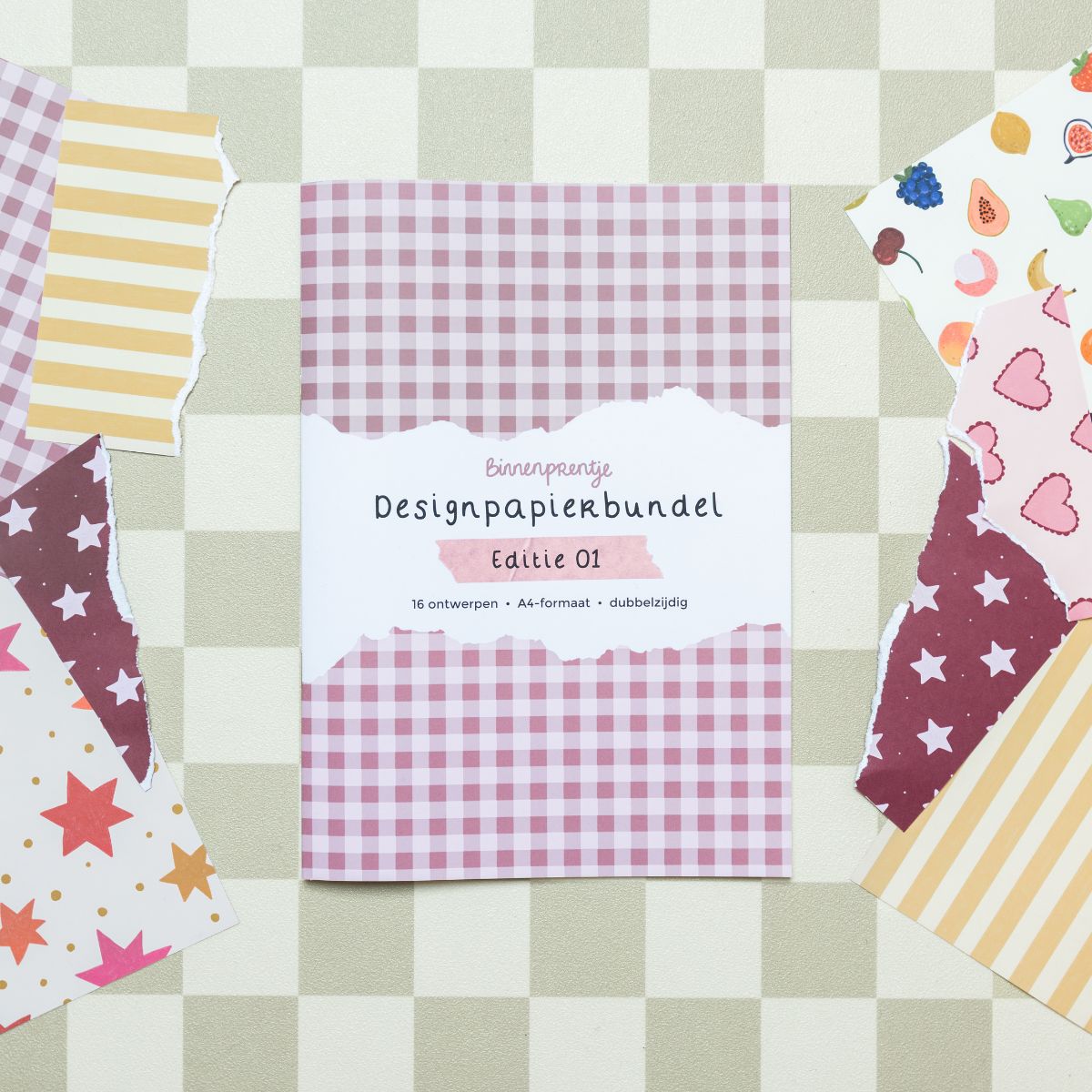 Journal & scrapbook designpapierbundel - Editie 01