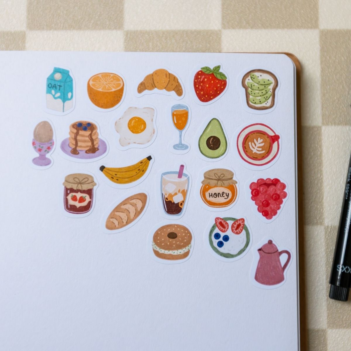 Stickervel - Brunch Stickersheet (006)