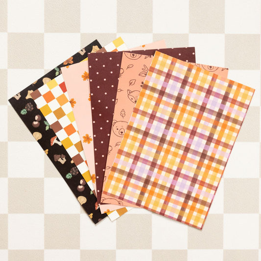 Journal papierbundel - Designpapier 'Herfst'