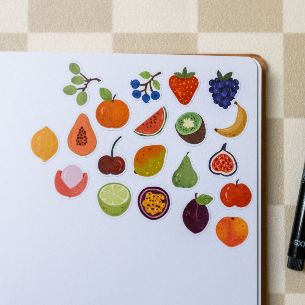 Stickervel - Fruit Stickersheet (005)