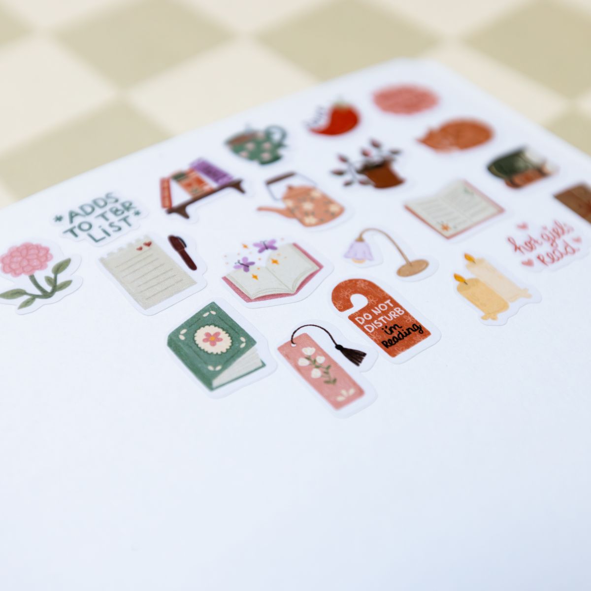 Stickervel - Bookish Stickersheet (008)
