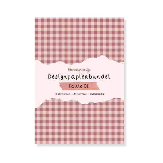 Journal & scrapbook designpapierbundel - Editie 01