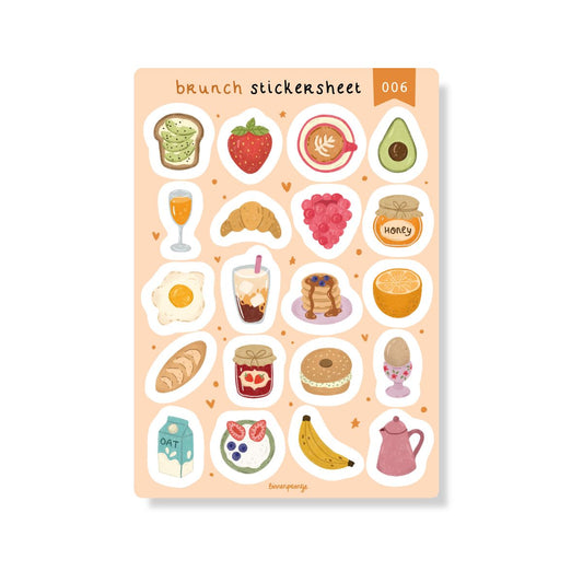 Stickervel - Brunch Stickersheet (006)