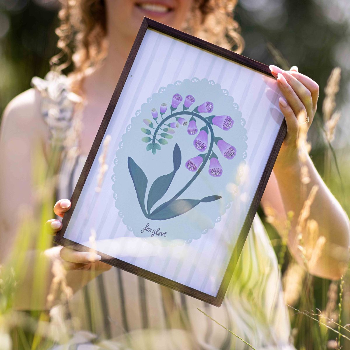 Poster - Vingerhoedskruid (fox glove)