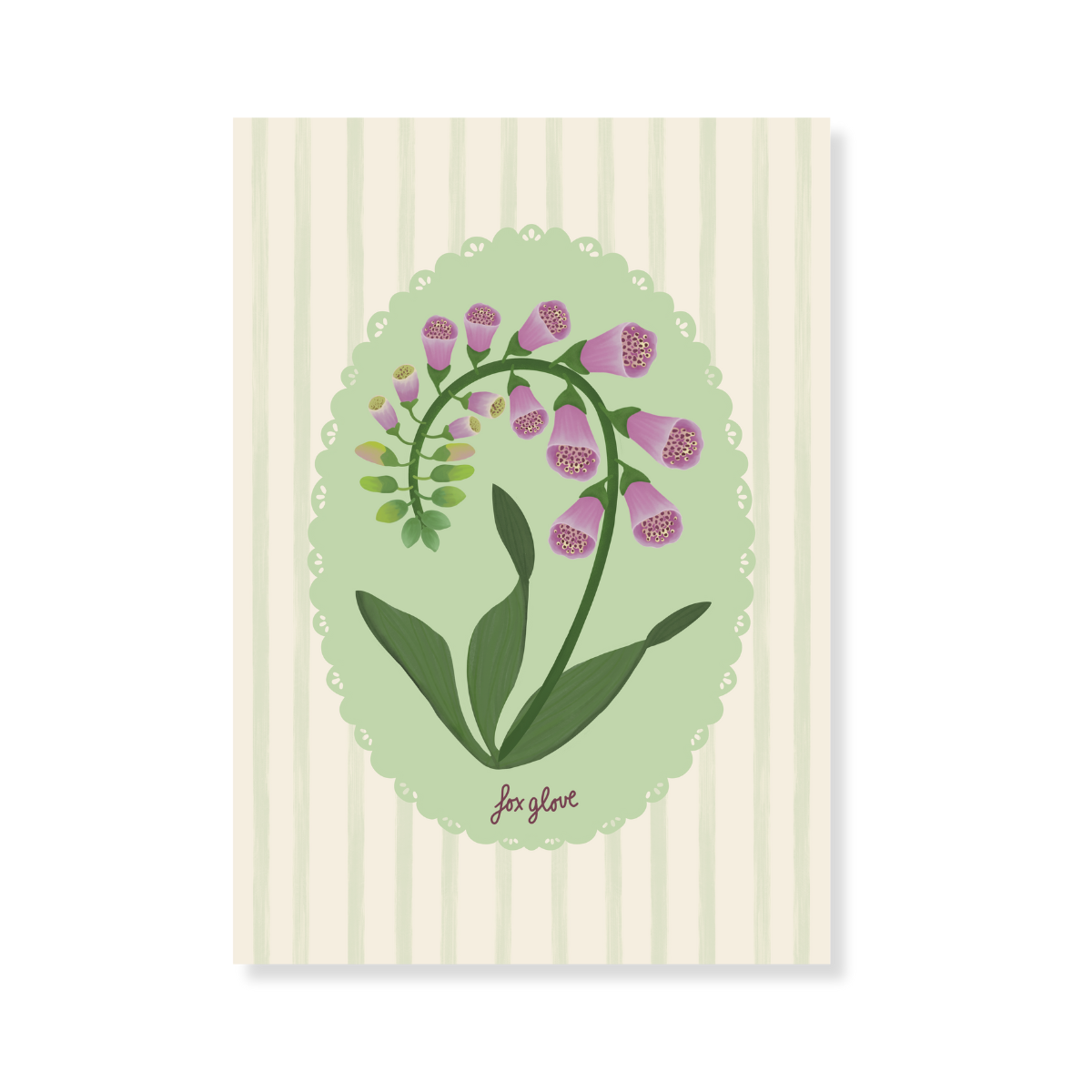Poster - Vingerhoedskruid (fox glove)