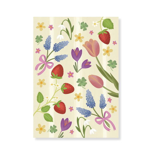 Poster - Vrolijke lente print