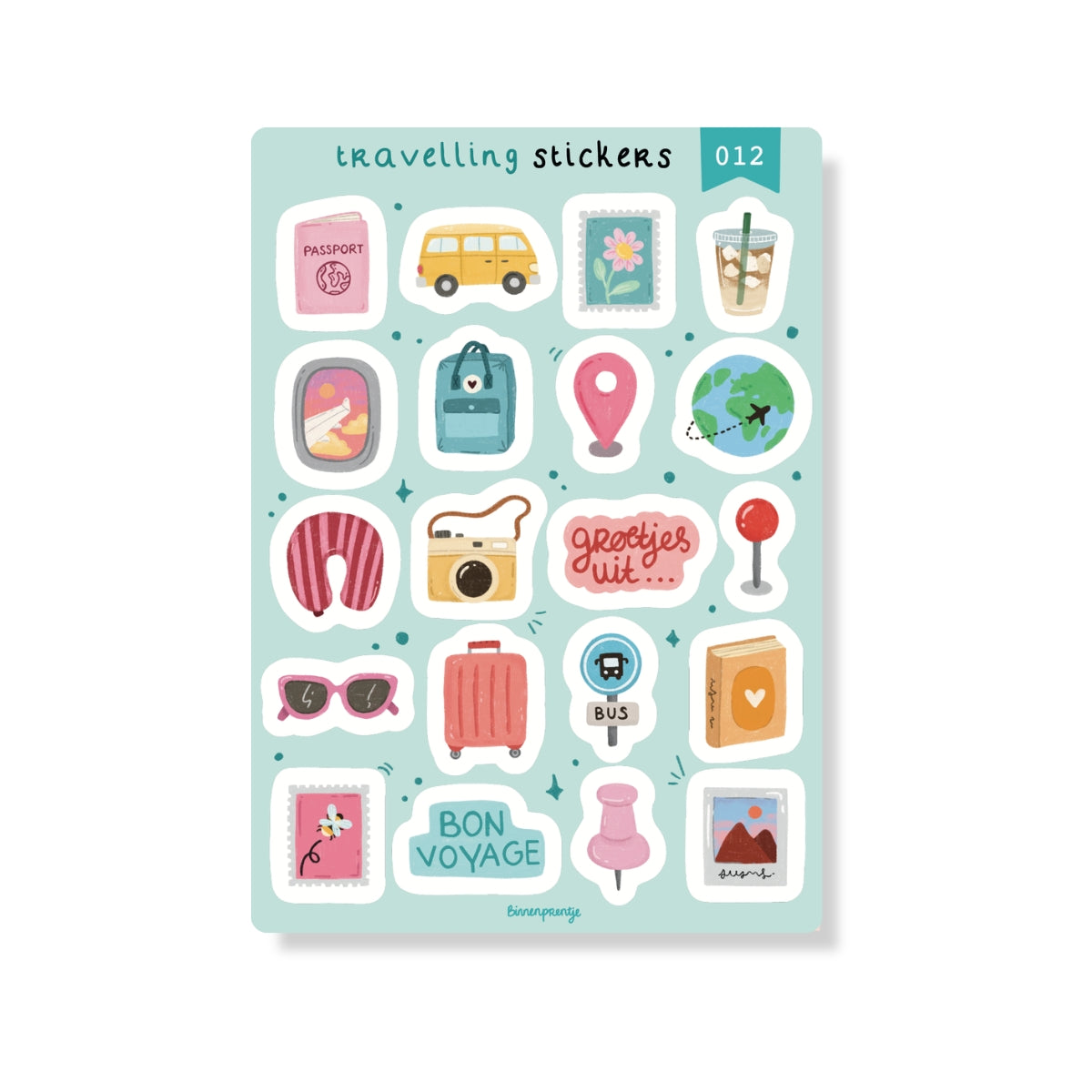 Stickervel - Travelling (012)