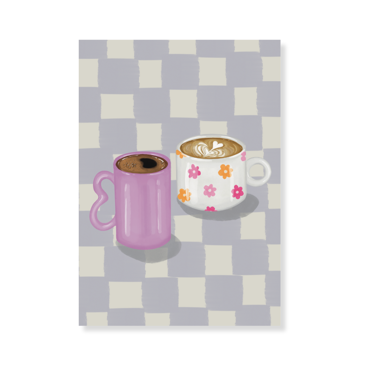 Poster - Vrolijke koffietjes