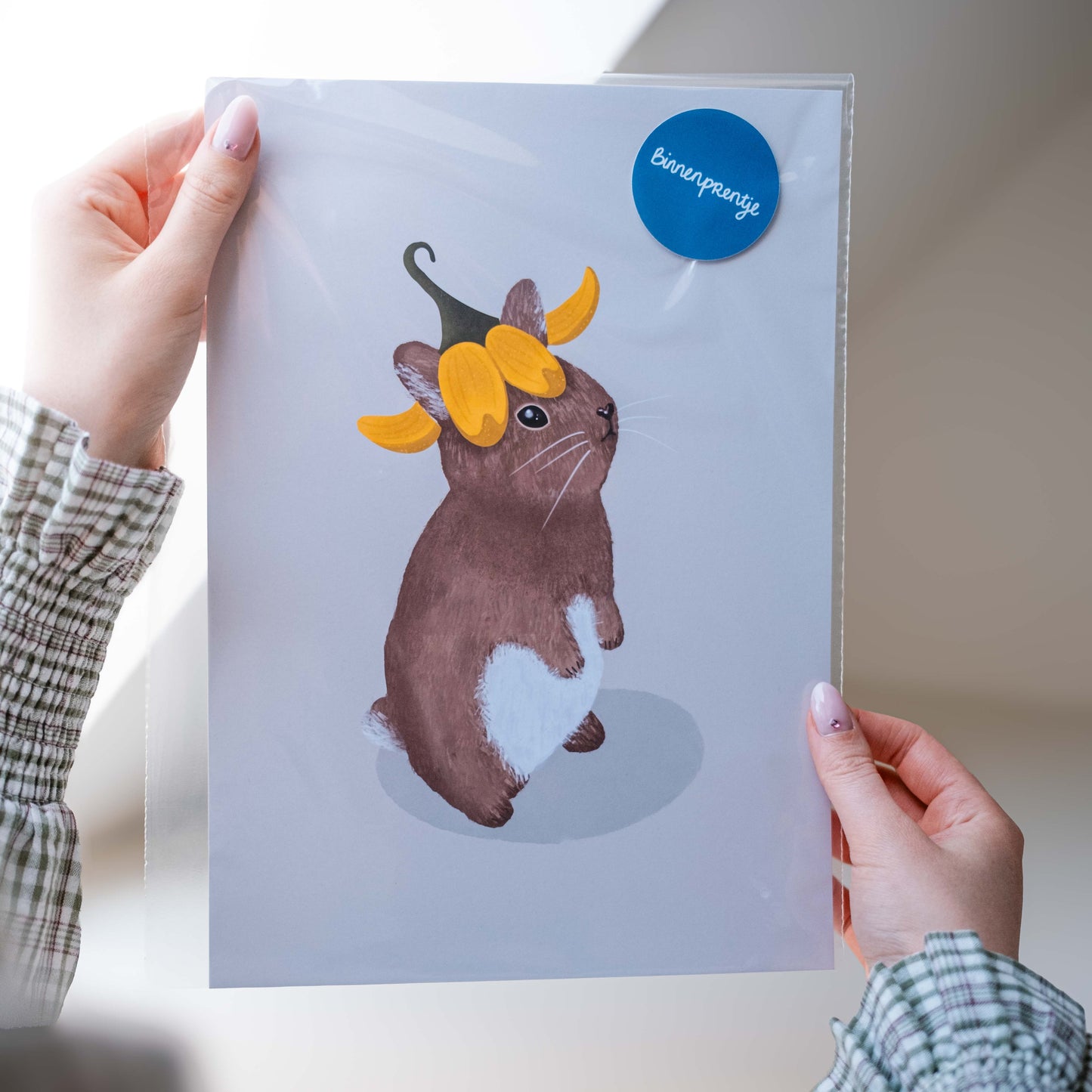 Poster - Lief konijntje