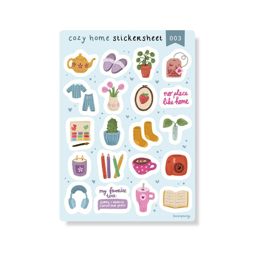 Stickervel - Cozy Home Stickersheet (003)