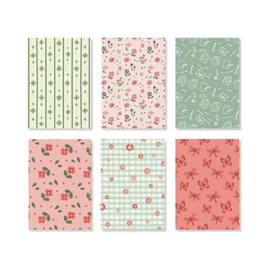 Journal papierbundel - Designpapier 'Poet's garden'